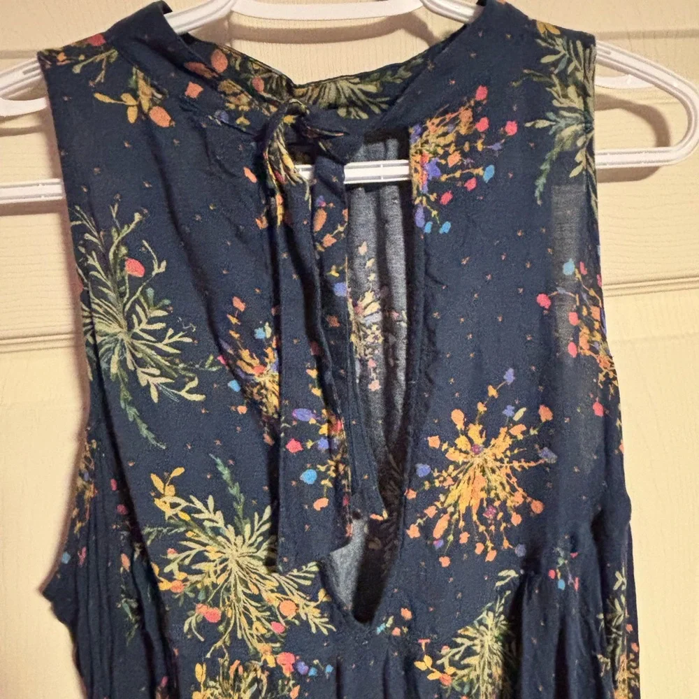 Free People Blue Floral Tunic - Picture 9 of 11